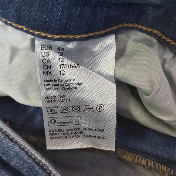 H&m skinny jeans regular waist - Picture 3 of 9